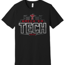 Canvas Wreck Em Tech 2023 Gameday Short Sleeve Tee