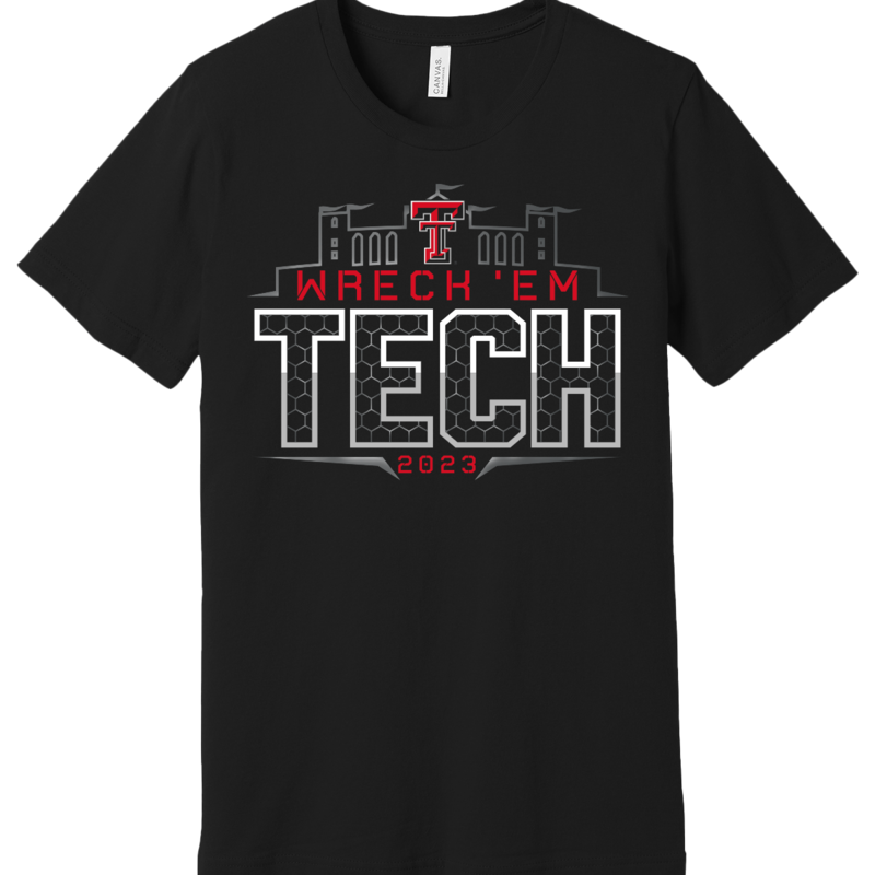 Canvas Wreck Em Tech 2023 Gameday Short Sleeve Tee