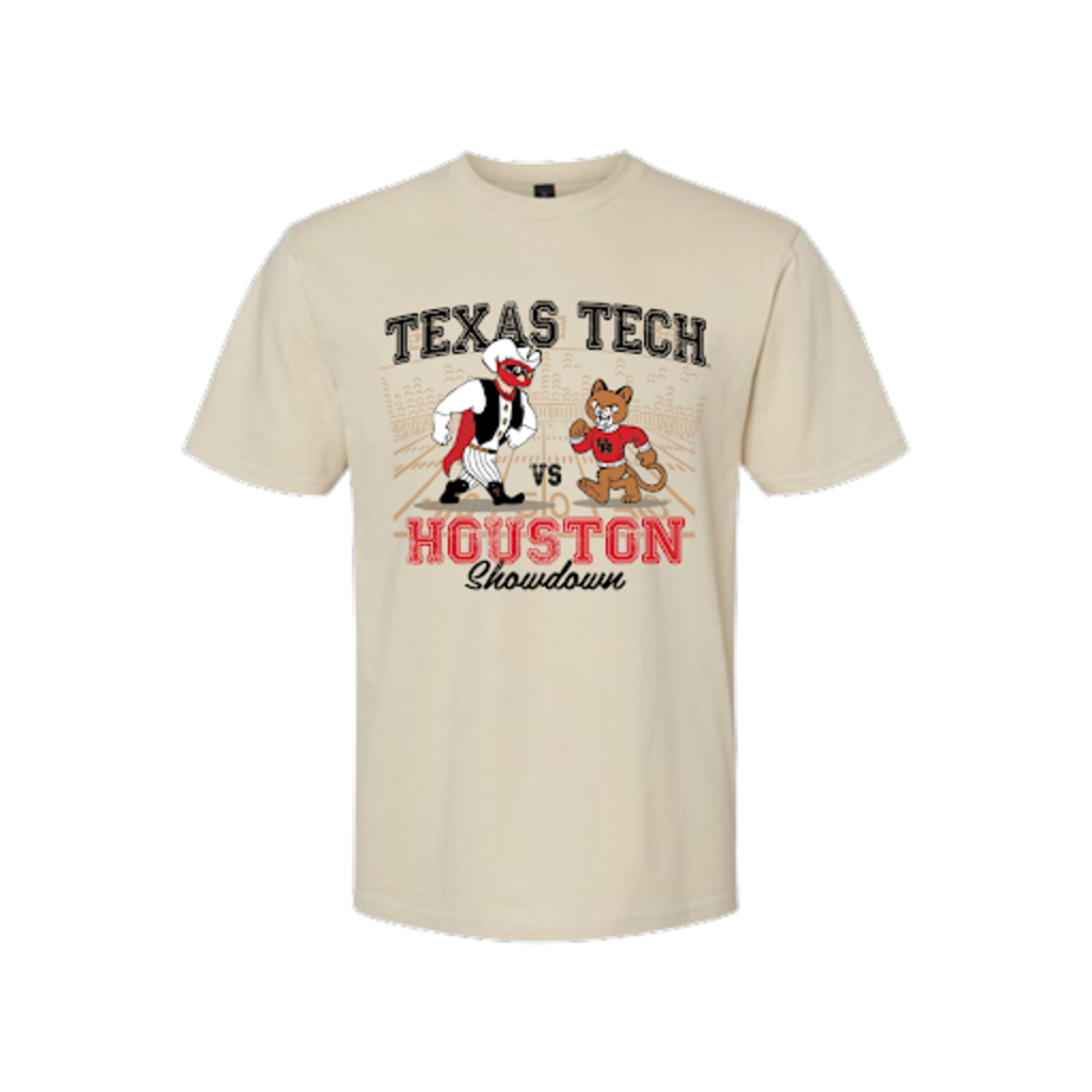 Gildan Raider Red Houston Showdown Short Sleeve Tee