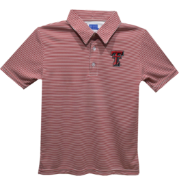 Vive La Fete Sublimated Striped Youth Polo