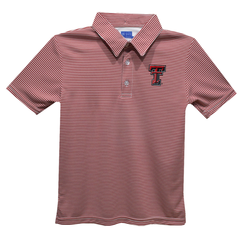Vive La Fete Sublimated Striped Youth Polo