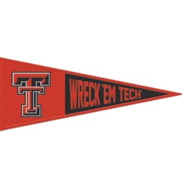 Wool Pennant 13x32 Red