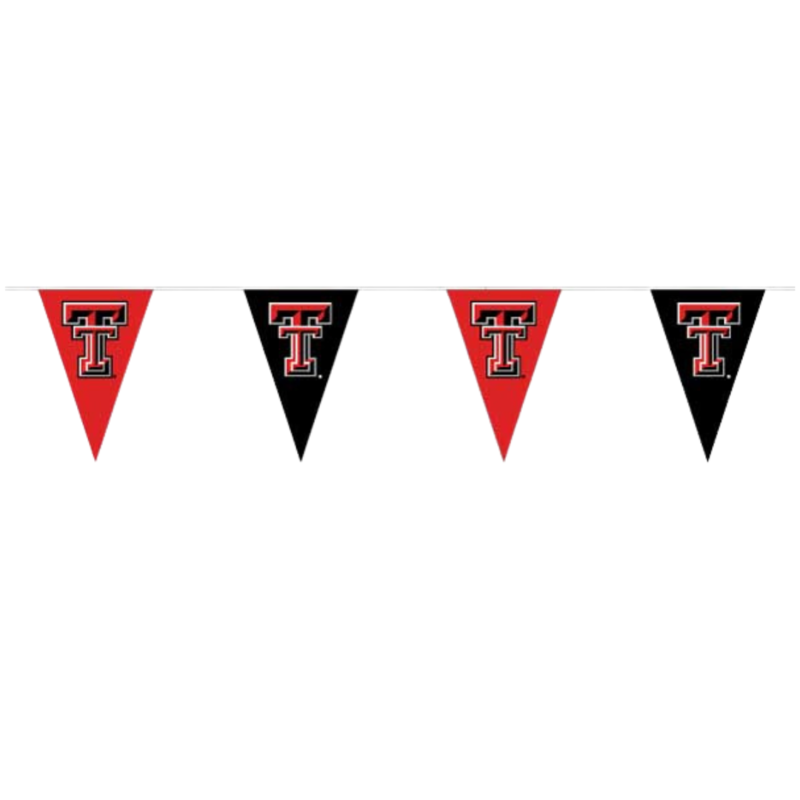 Sewing Concepts Inc Pennant String Red & Black 8 x 12