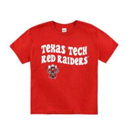 Canvas Groovy Raider Red Youth Short Sleeve Tee
