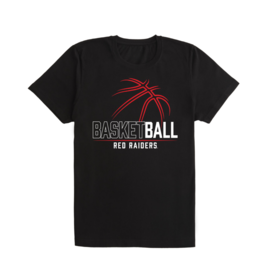 Canvas Basketball Outline Short Sleeve Tee