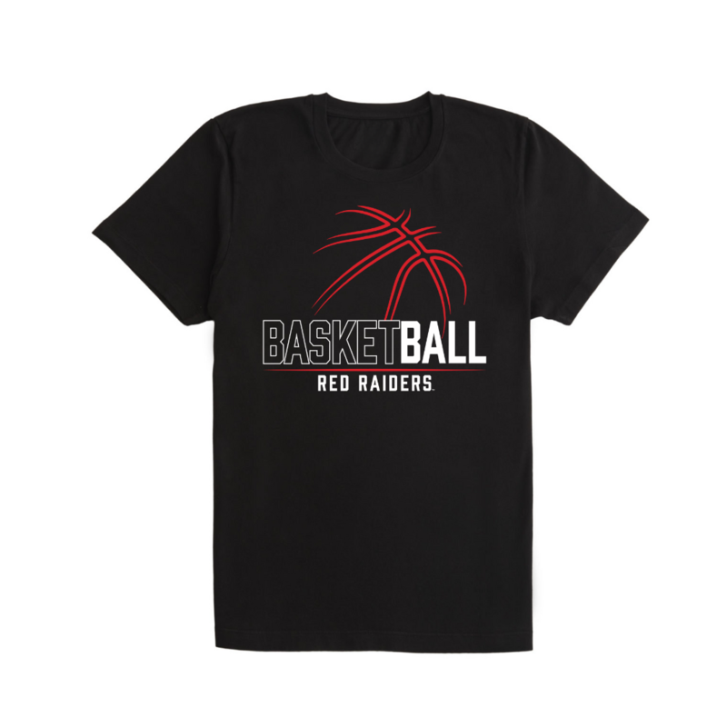 Canvas Basketball Outline Short Sleeve Tee