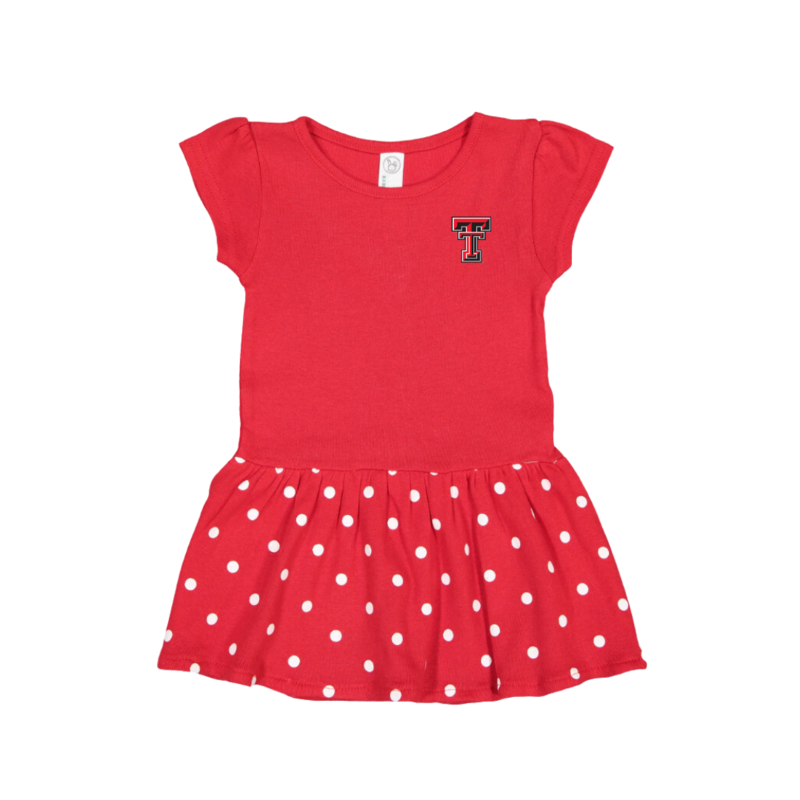 Polka Dot Girl's Rib Dress