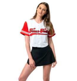 Established and Co Cropped Ladies Baseball Jersey