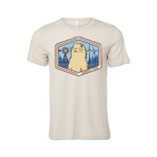 Canvas Prairie Dog & Bluebonnets Short Sleeve Tee