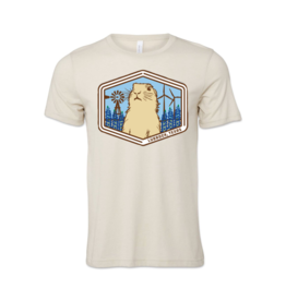 Canvas Prairie Dog & Bluebonnets Short Sleeve Tee