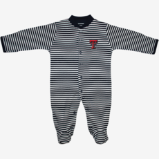 Infant Striped Footed Romper