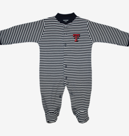 Infant Striped Footed Romper