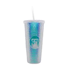 Logo Brand Iridescent Studded Tumbler - 24oz