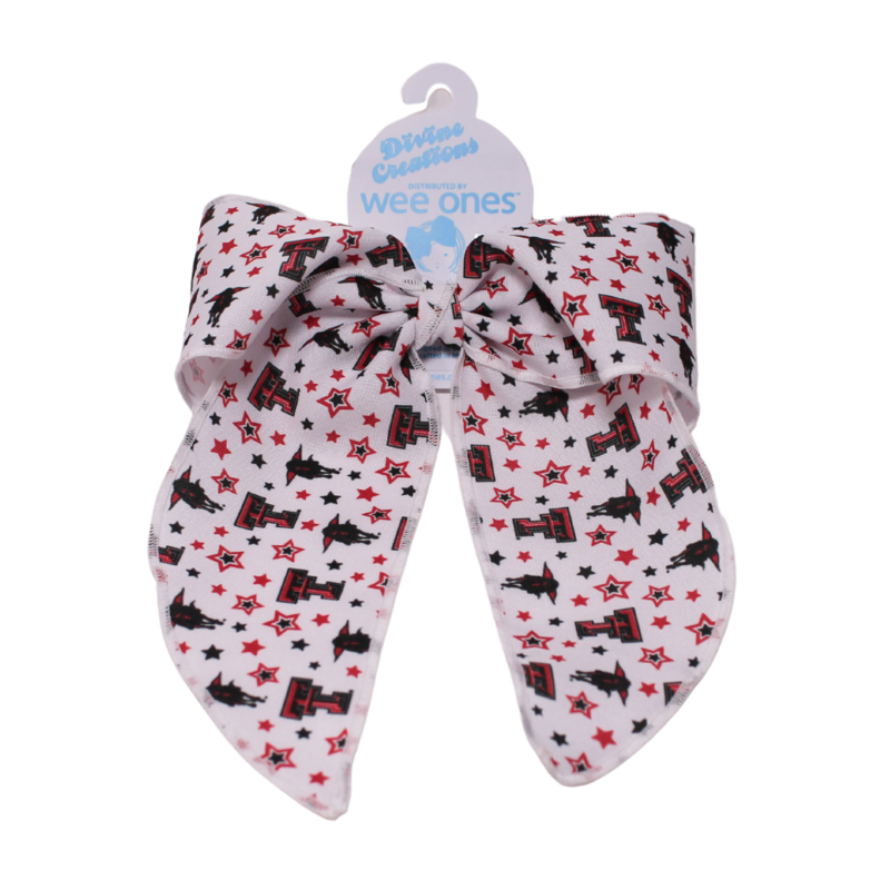 Wee Ones King Size College Star Print Tail Bow