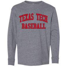 LAT Apparel Baseball Athletic Youth Long Sleeve Tee