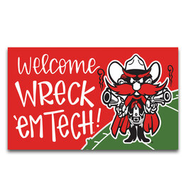 Magnolia Lane Raider Red Door Mat