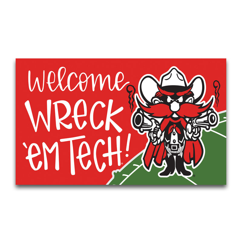 Magnolia Lane Raider Red Door Mat