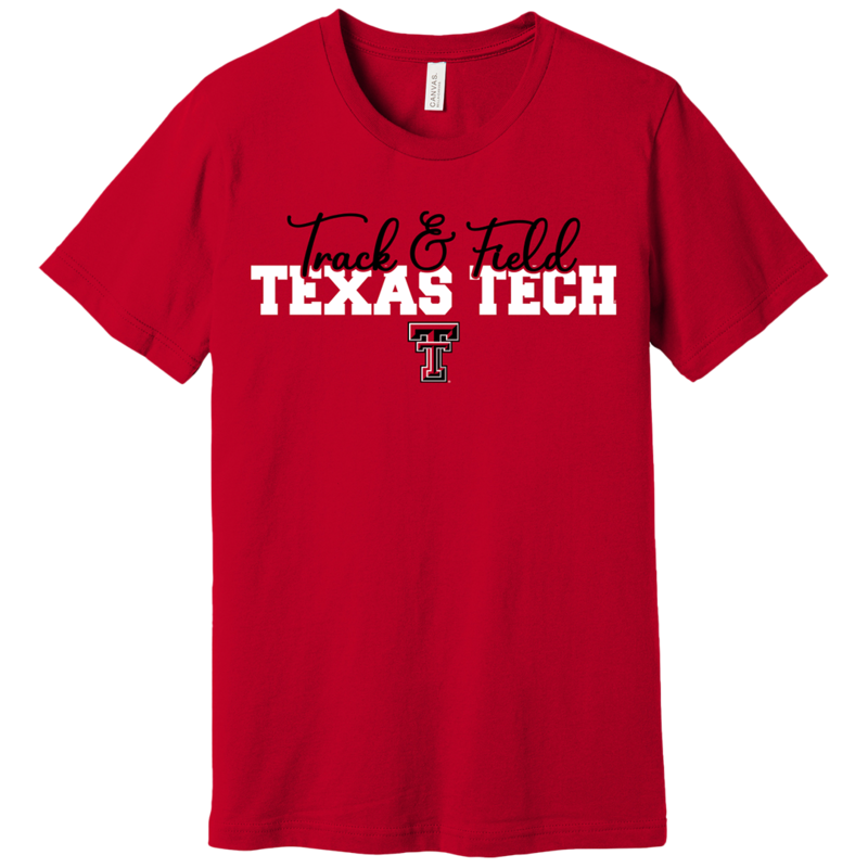 Canvas Track & Field Script Short Sleeve Tee