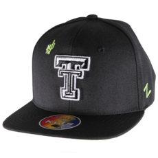 Zephyr Zephyr Classic Cactus Youth Black Flatbill Cap