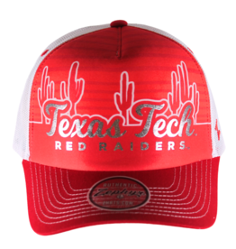 Zephyr Cactus Red Foam Trucker Cap