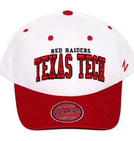 Zephyr Broadway White/Red Arch Structured Cap