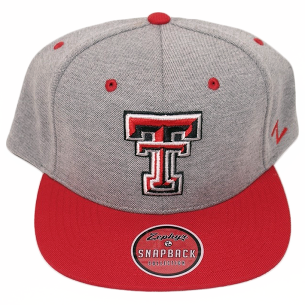 Zephyr Zephyr Stature Polo Knit Flatbill - Grey/Red