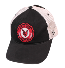 Zephyr Token Guns Up Black/Cream Mesh Cap