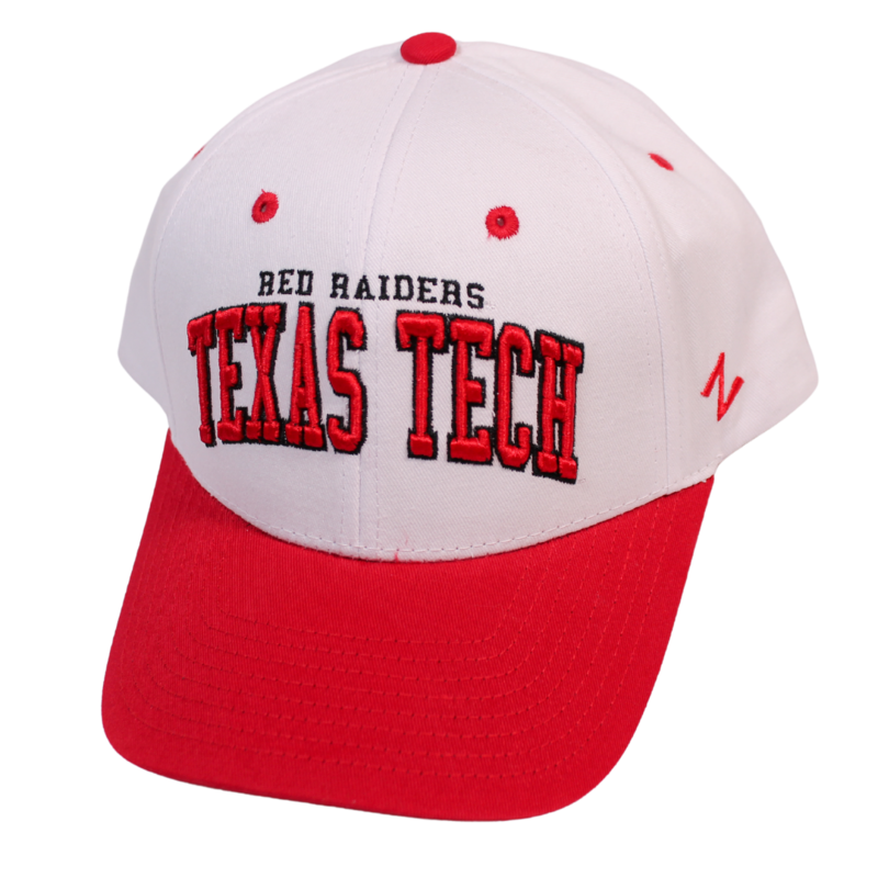 Zephyr Zephyr Broadway White/Red Arch Structured Youth Cap