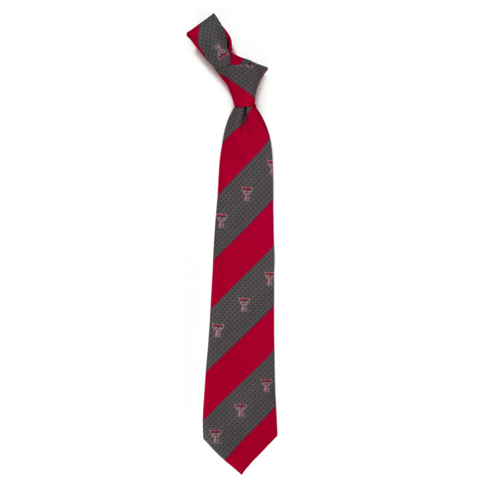 Eagles Wings Geo Stripe Men's Tie
