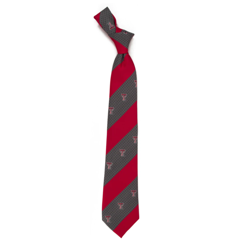 Eagles Wings Geo Stripe Men's Tie
