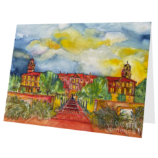 Watercolor Art Greeting Card Set of 5