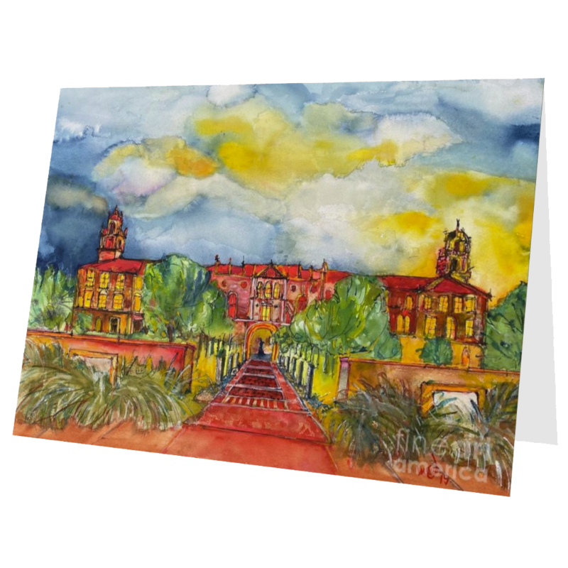 Watercolor Art Greeting Card Set of 5