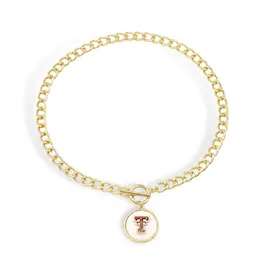 Brianna Cannon Gold Chain Pearl Medallion Necklace