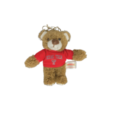 Shaggy Bear Keychain 4"