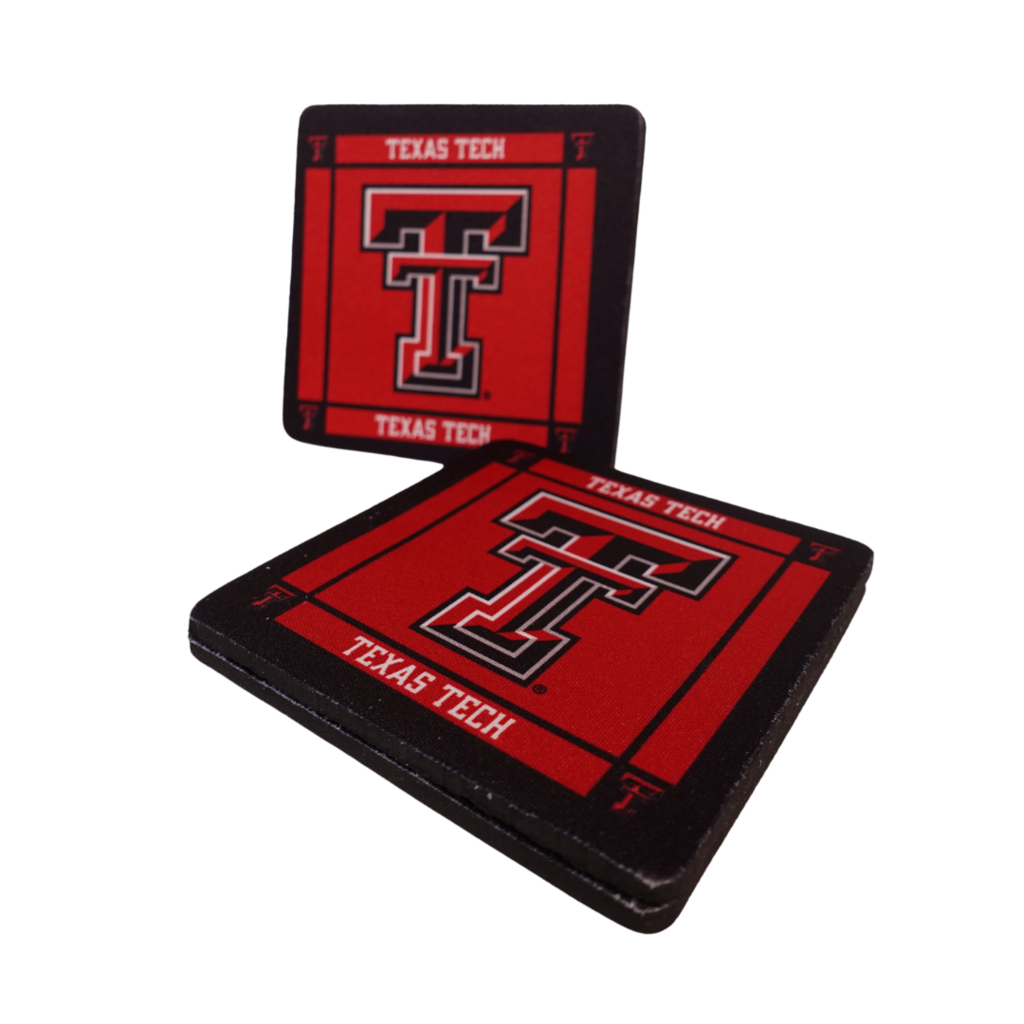 Logo Brand Neoprene Coaster Set - 4 Pack