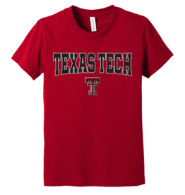 Bella Canvas Arched Double T Youth Short Sleeve Tee