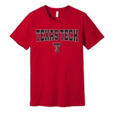 Bella Canvas Arched Double T Short Sleeve Tee