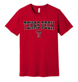 Bella Canvas Arched Double T Short Sleeve Tee