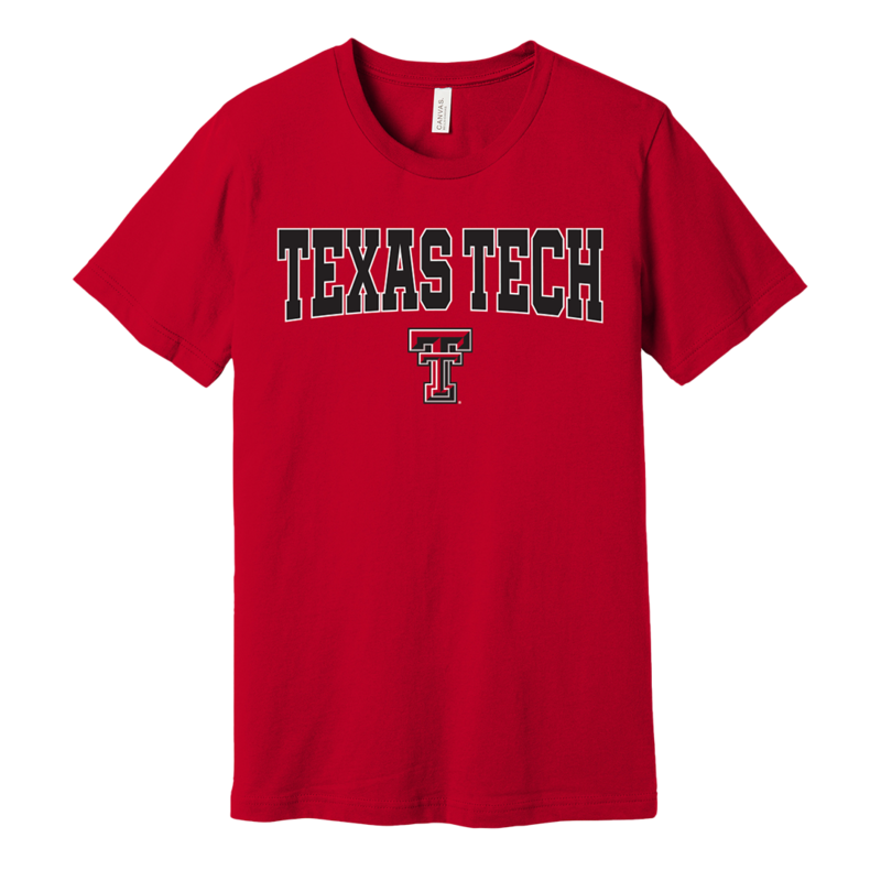 Bella Canvas Arched Double T Short Sleeve Tee