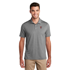 Gingham Moisture Wick Polo