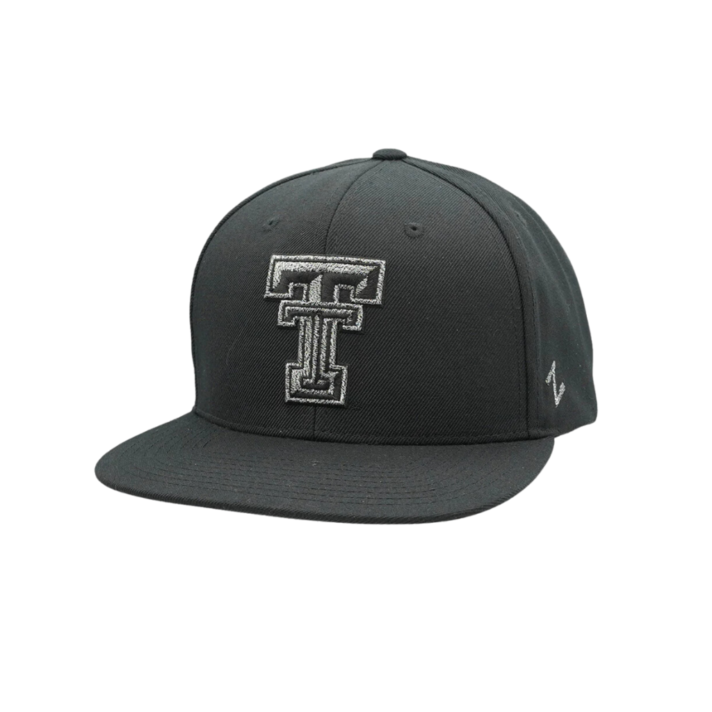 Zephyr Zephyr Tungsten Grey Logo Black Flatbill Cap