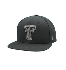 Zephyr Zephyr Tungsten Grey Logo Black Flatbill Cap