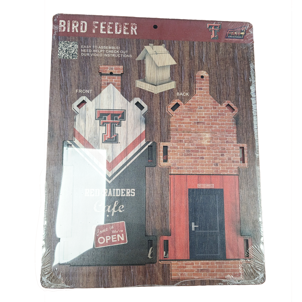 Fan Creations/Adventure Furniture, Inc. Build It Red Raider Cafe Bird Feeder