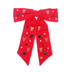 Brianna Cannon Beaded Bow Barrette