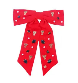 Brianna Cannon Beaded Bow Barrette