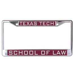 Laser Cut Chrome License Plate Frame