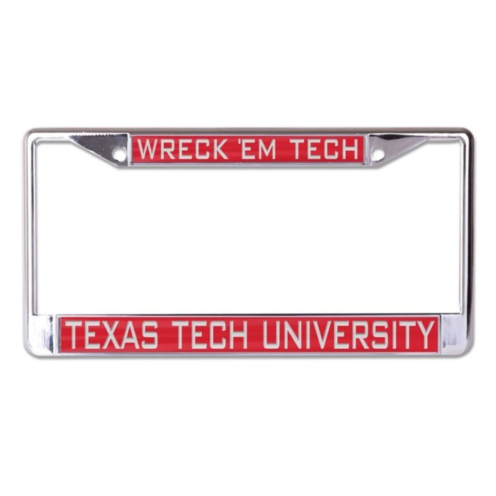 WinCraft Sports Laser Cut Chrome License Plate Frame