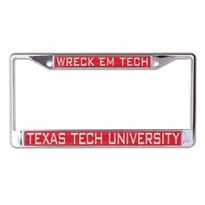 WinCraft Sports Laser Cut Chrome License Plate Frame