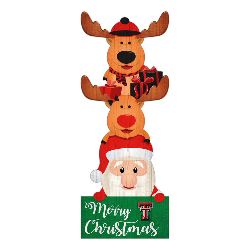Fan Creations/Adventure Furniture, Inc. Santa & Reindeer Wood Leaning Sign 31"