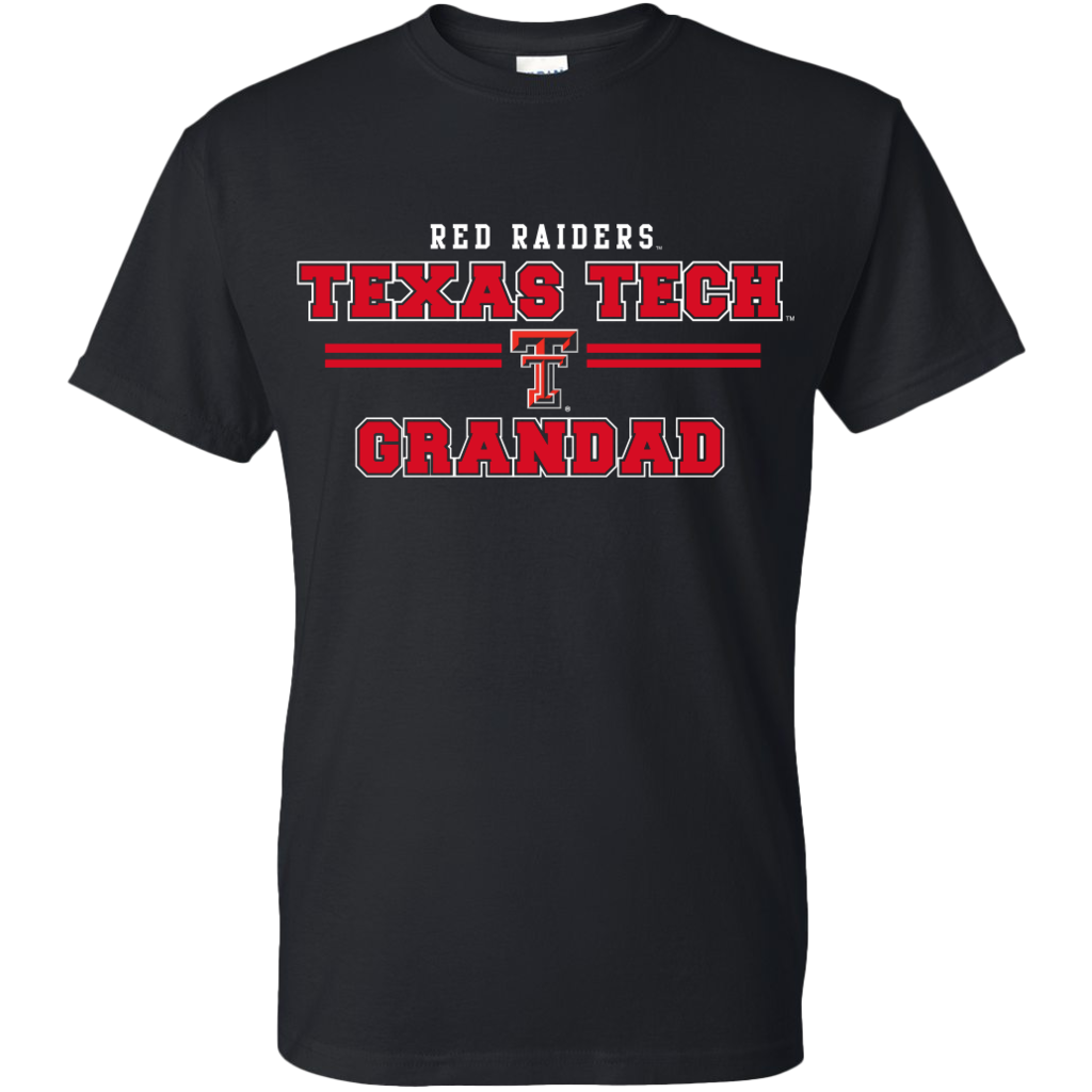 Texas Tech Double Stripe Dad/Grandad Tee